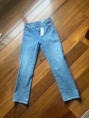 AG Mari crop Classic High-Rise Women’s Jeans - Light Blue